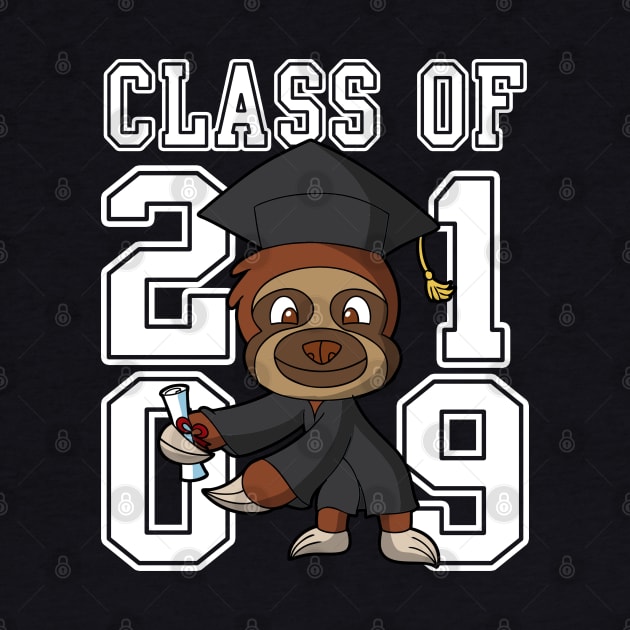 Class of 2019 Graduation Sloth Flossing Floss Like A Boss by E